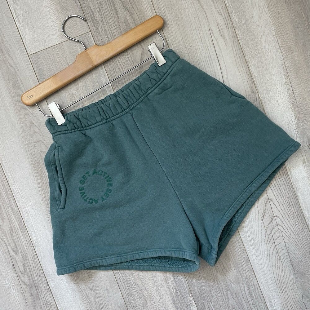 SET Active Shorts sweat pull on womens Blue (small) loungewear athleisure casual